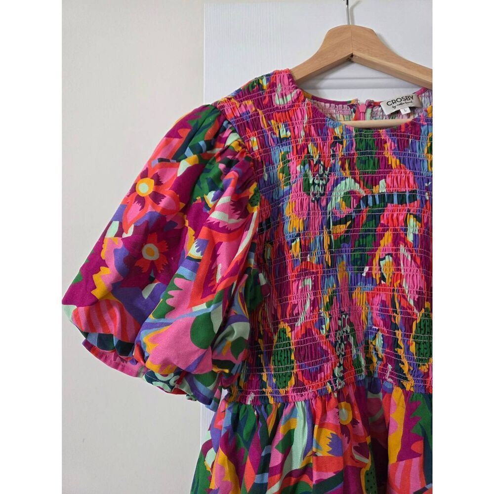 Crosby by MOLLIE BURCH Floral Blouse L - Picture 2 of 7